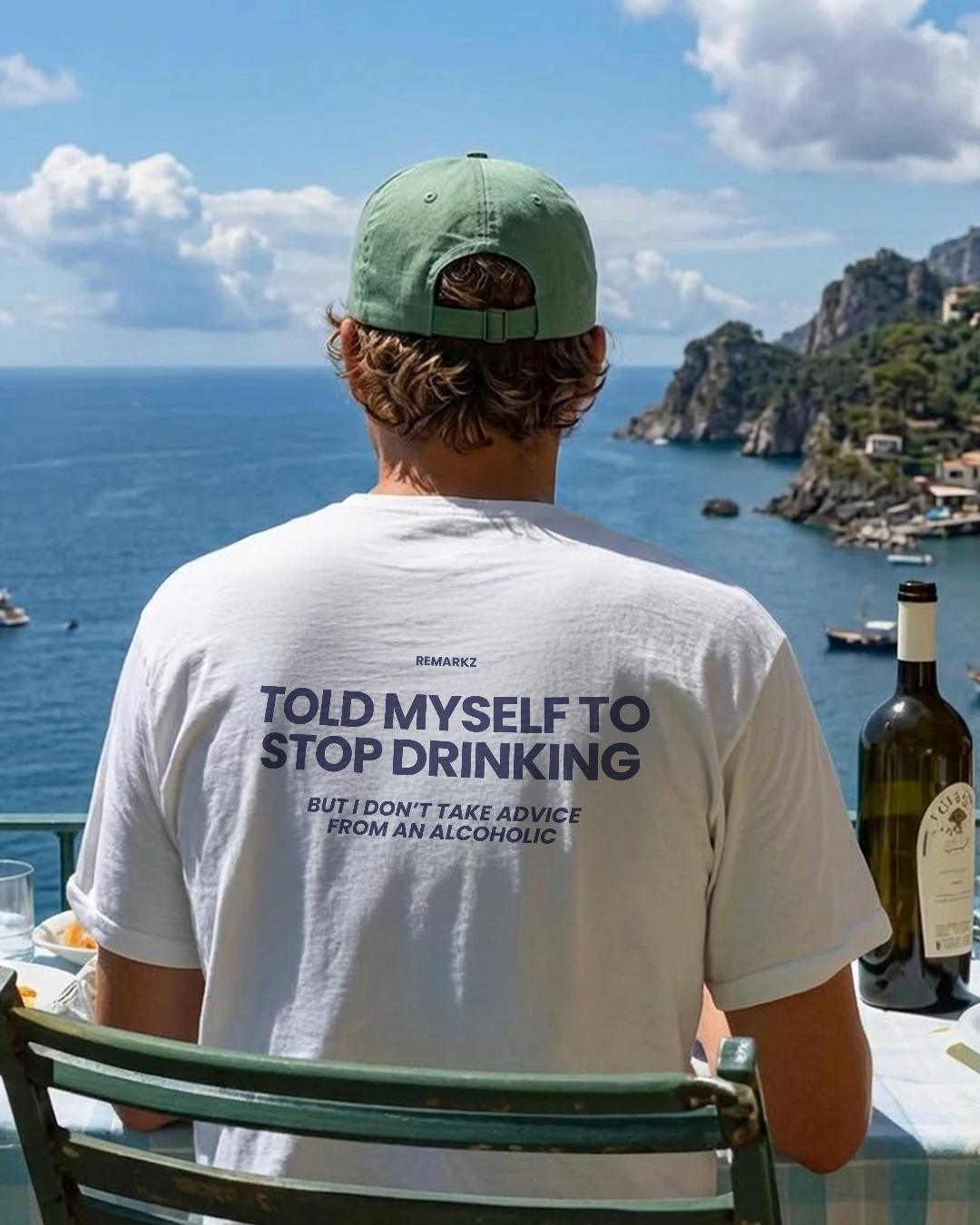 TOLD MYSELF TO STOP DRINKING T-Shirt