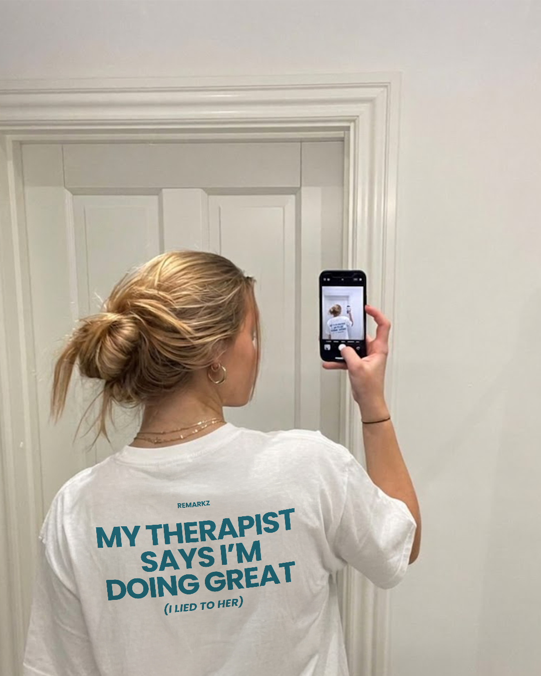My therapist says I´m doing great T-shirt