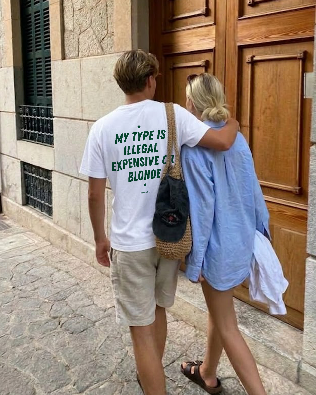 My type is illegal expensive or blonde T-Shirt