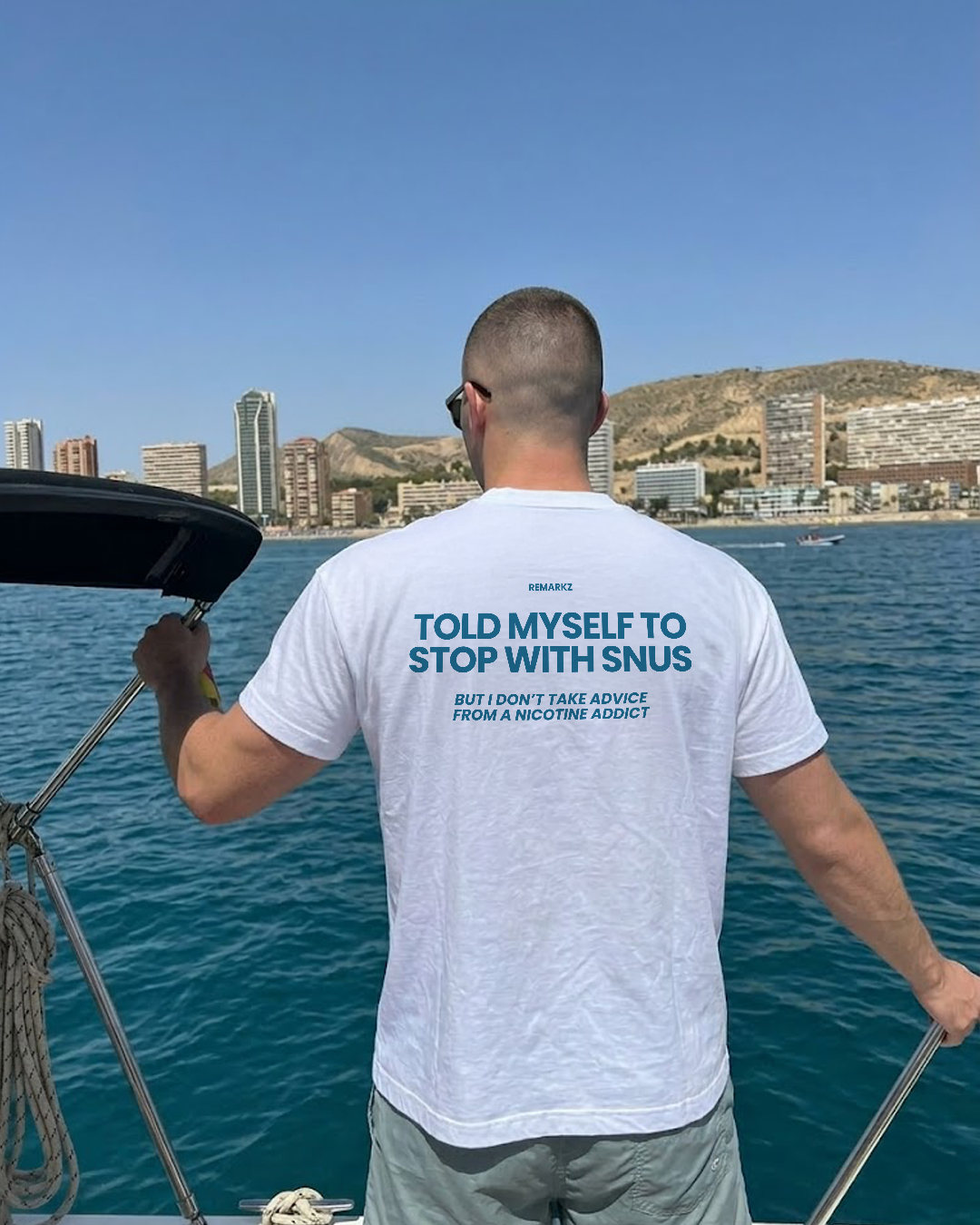 TOLD MY SELF TO STOP WITH SNUS T-Shirt